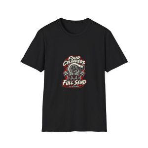 Four Cylinders Full Send — QC Revworks Turbo Tee